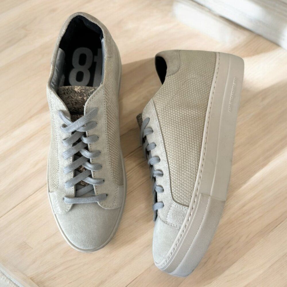 P448 Sneaker Shoes You Can Surf Later Thea Fuly Suede Women's Size 42 EU/US 11